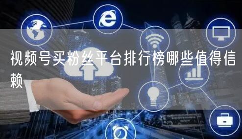 视频号买粉丝平台排行榜哪些值得信赖